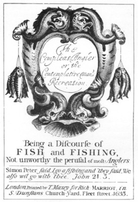 Title-page of the First Edition of 'The Compleat Angler.'
