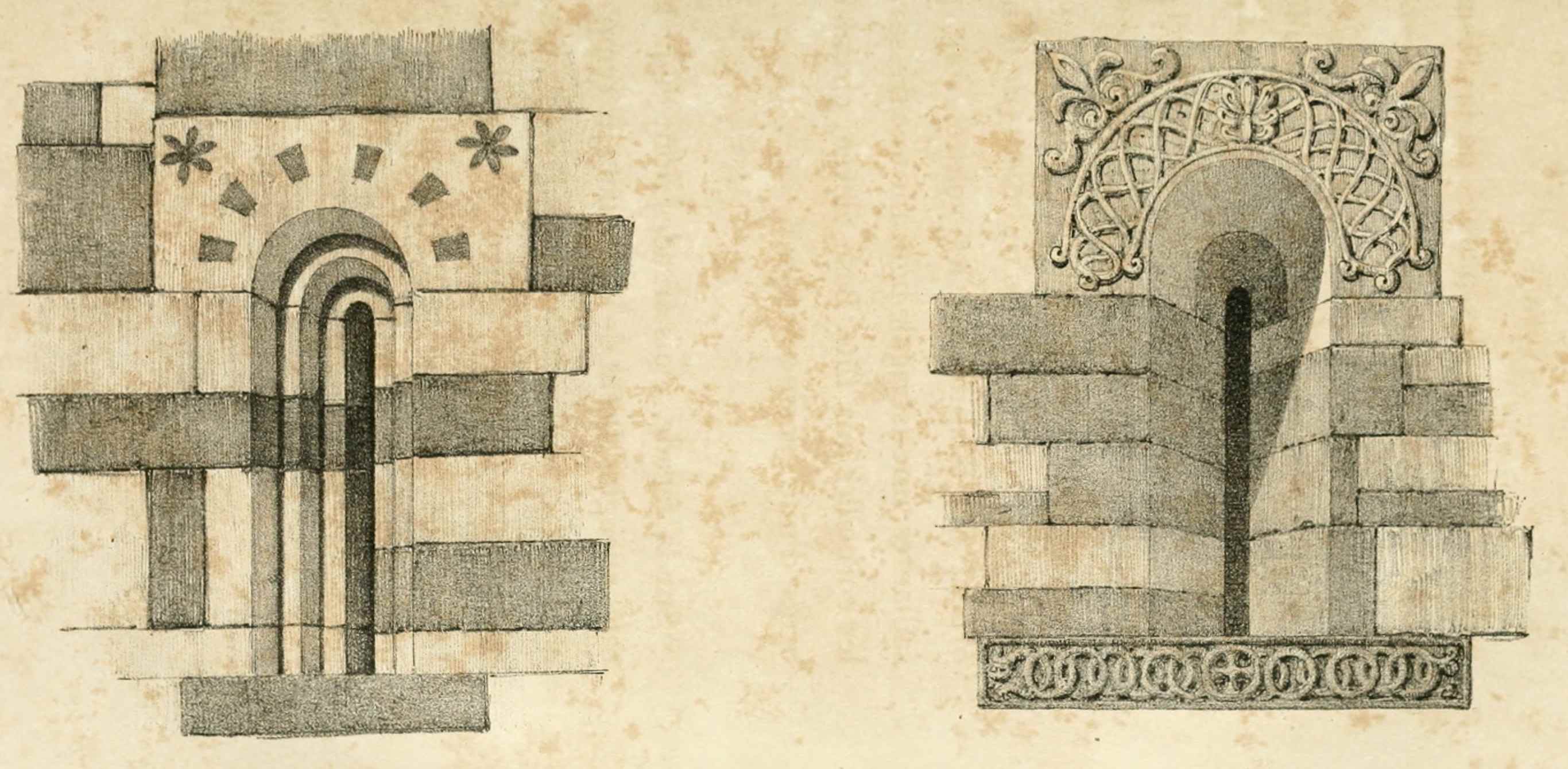 Fenêtre de l’Eglise de Sᵗ. Michel  Page 127.  