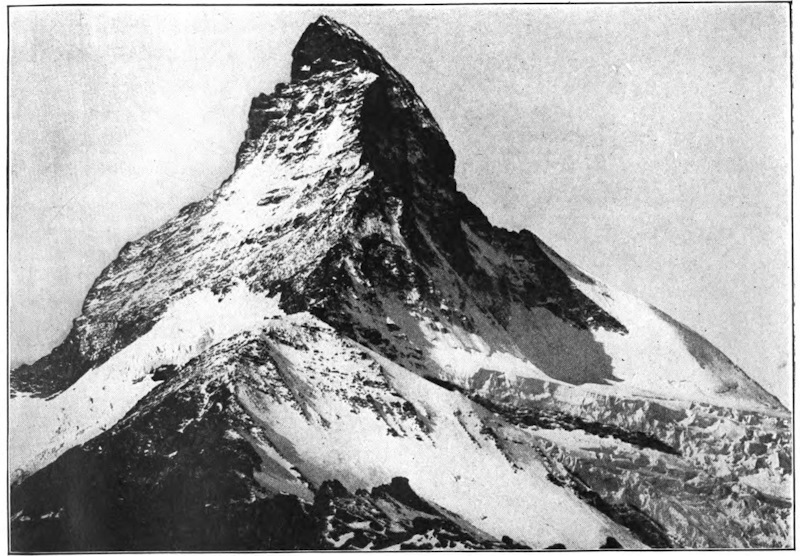 View of the peak in summer
