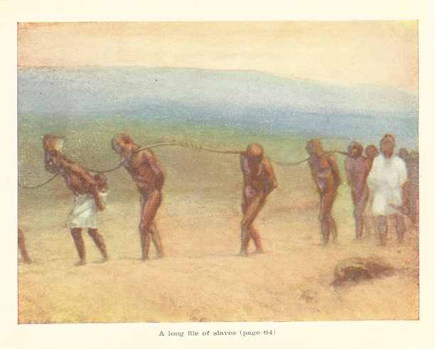 A long file of slaves