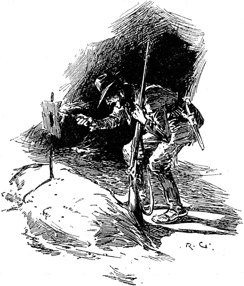 Jefferson Hope untersucht   das Lager der Geflüchteten