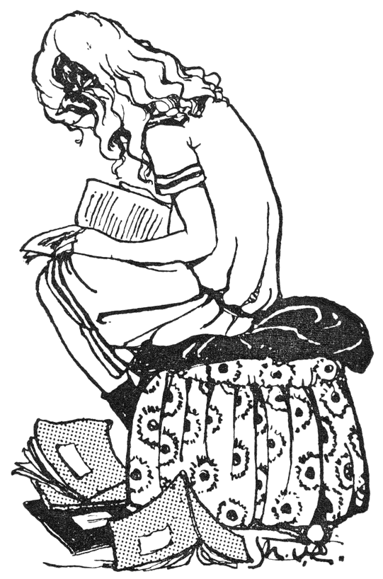 Ze sloeg het aardrijkskundeboekje open, maar ’t wilde niet vlotten....