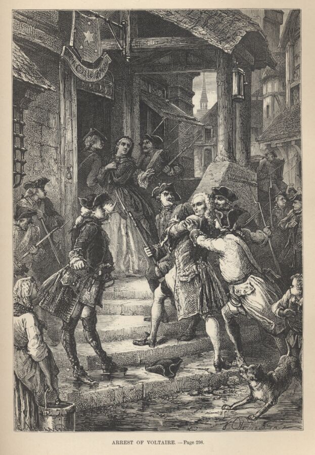 Arrest of Voltaire&mdash;&mdash;298 