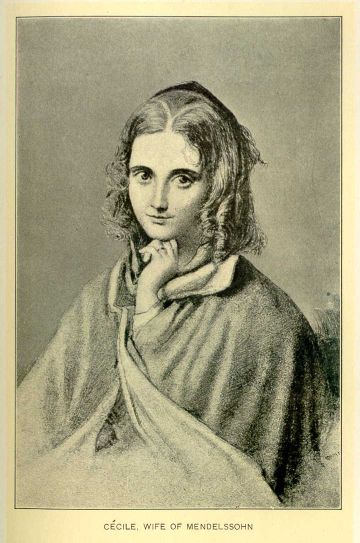 C�cile, wife of Mendelssohn.