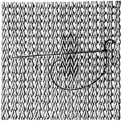 FIG. 367.
STRENGTHENING THE LOOPS.
SECOND WAY.