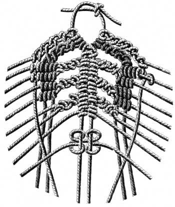FIG. 600.
GRADUAL INCREASE OF THE THREADS.
WORKING DETAIL OF FIG. 599.