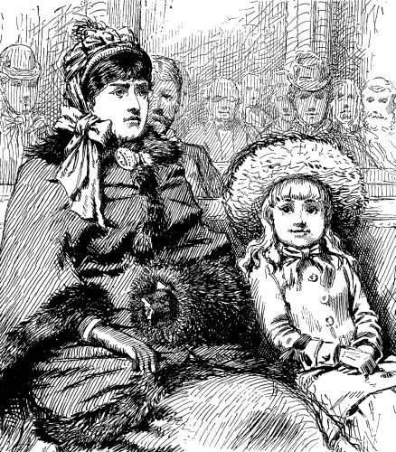 "FLUFF'S LITTLE BLACK FACE PRESENTED ITSELF."&mdash;Drawn by A.&nbsp;B. Frost.