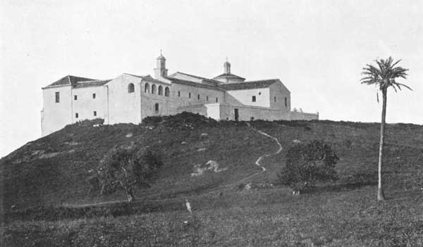 VIEW OF THE CONVENT OF SANTA MARIA DE LA R&Aacute;BIDA (HUELVA),
SPAIN, WHERE COLUMBUS TOOK REFUGE.
