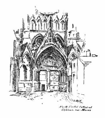 North Portal Cathedral Ch�lons-sur-Marne