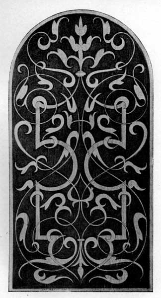 Plate 42.&mdash;Lower panel of door, 1564&mdash;Tyrolese.

