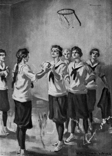 Polly felt that she had not really earned the cup when it
was presented to her at the close of the game.