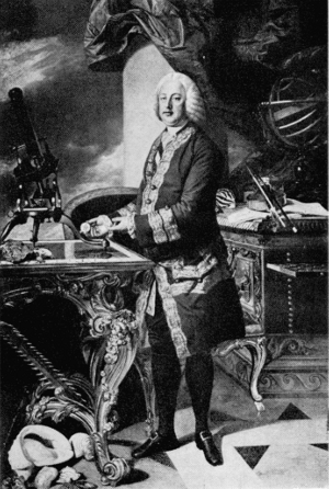 Figure 13.&mdash;Portrait of Francis I, Emperor of the Holy
Roman Empire, to whom Father Borghesi's astronomical clock in the Museum
of History and Technology appears to have been inscribed.