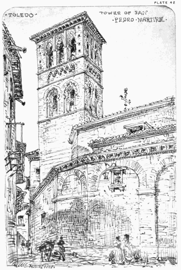 PLATE 42
TOLEDO
TOWER OF SAN PEDRO MARTIRE
MDW 1869