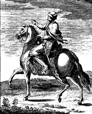 Fig. 2.&mdash;Un hussard en 1692,