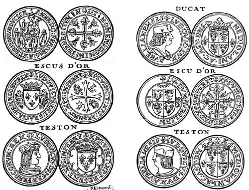 Testons et �cus d'or