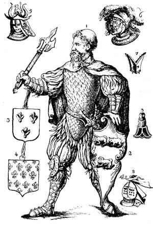 Fig. 7.&mdash;Fac-simil� du frontispice d'un recueil de sceaux du moyen �ge