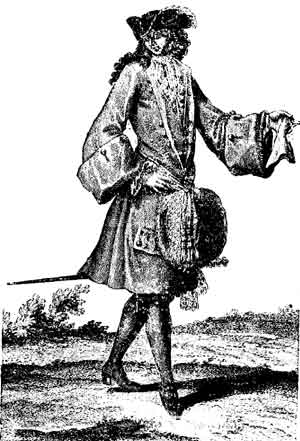 Fig. 11.&mdash;Homme de qualit� en habit d'hiver