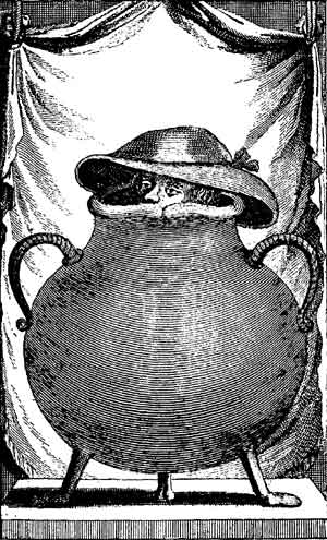 Fig. 25.&mdash;Caricature faite au dix-septi�me si�cle sur Pierre de Montmaur.