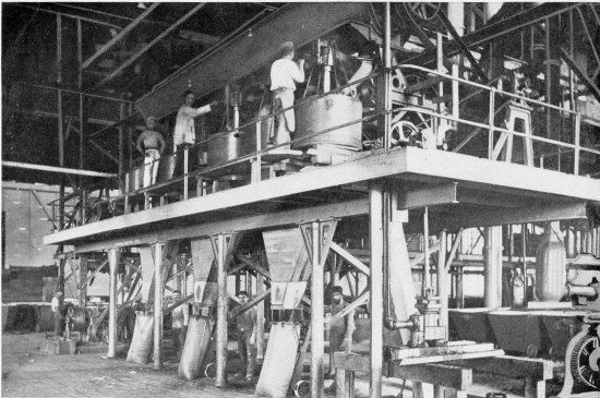 APPARATUS FOR PACKING SUGAR AT THE SAN JOSE
CENTRAL.