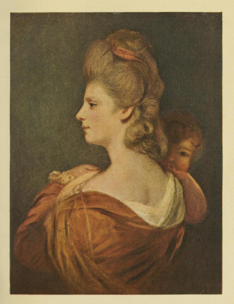 PLATE VII.&mdash;PORTRAIT OF LADY AND CHILD.