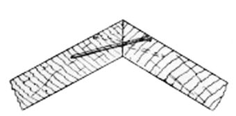 Fig. 21.&mdash;Joint of Hexagon Sides of Vase.