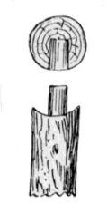 Fig. 26.&mdash;Joining Rails of Flower-pot Stand to Uprights.