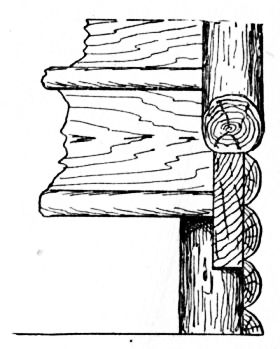 Fig. 132.&mdash;Cross Section of Elevated Foot-bridge
    at Lower Step (Fig. 130).