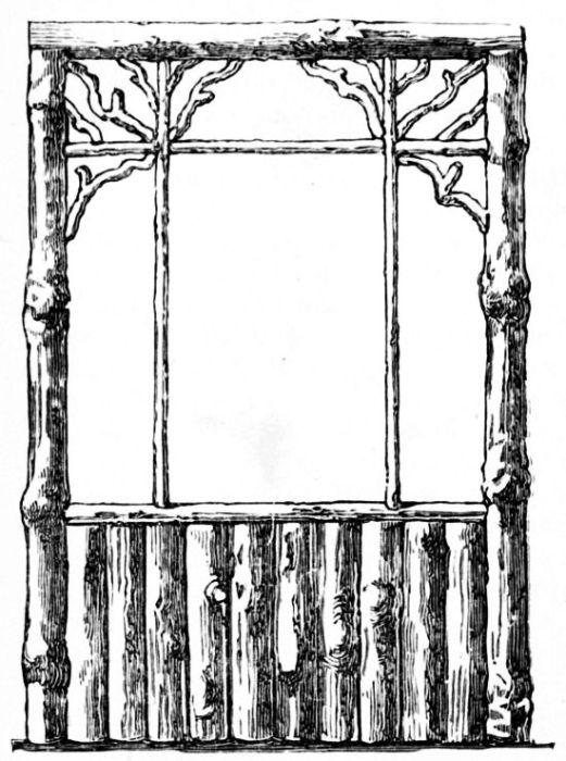 Fig. 177.&mdash;Window Side of Octagonal Summer-house.