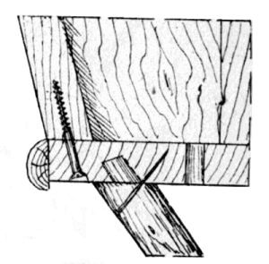 Fig. 22.&mdash;Securing Sides and Legs of Vase to Base.