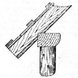 Fig. 98.&mdash;Enlarged Detail of Cottage Porch at Eaves.
