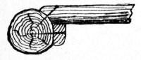 Fig. 157.&mdash;Detail of Middle Rail at B (Fig. 152).