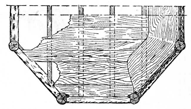 Fig. 190.&mdash;Part Plan of Octagonal Summer-house.
