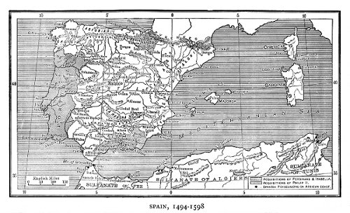 SPAIN, 1494&ndash;1598.