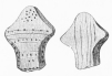 No. 171. Head of an Asp in Terra-cotta (both sides) (4
M.).