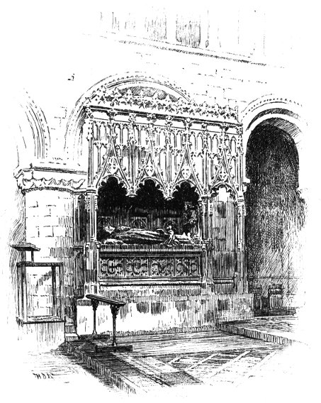 THE FOUNDER'S TOMB, ST. BARTHOLOMEW THE GREAT, E.C.,
FOUNDED 1123