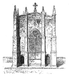 WEST FRONT OF CHAPEL ON
LONDON BRIDGE
