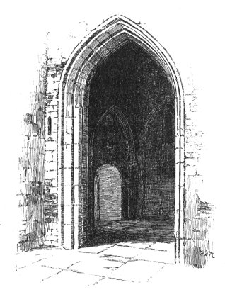 INTERIOR OF PORCH OF THE PARISH CHURCH OF ST. ALPHEGE,
LONDON WALL, FORMERLY THE CHAPEL OF THE PRIORY OF ST. ELSYNGE SPITAL