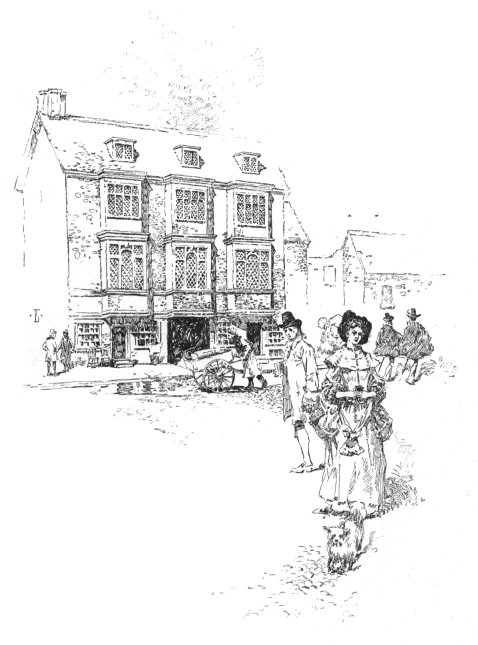 SOUTH VIEW OF FALCON TAVERN, ON THE
BANK SIDE, SOUTHWARK, AS IT APPEARED
IN 1805