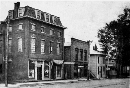 The four-story office erected by Mr. Howells’s father.
In it the father and his oldest son, Joseph, published the Ashtabula
“Sentinel” for many years