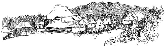 Gebirge Bacac&aacute;y vom Tribunal von Labo.