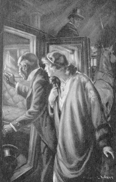 &ldquo;But Cynthia remained where she was and peeped over
the butler&rsquo;s shoulder&rdquo;