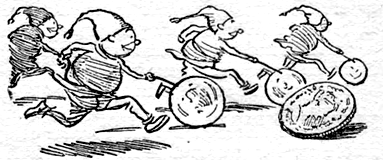 rolling coins